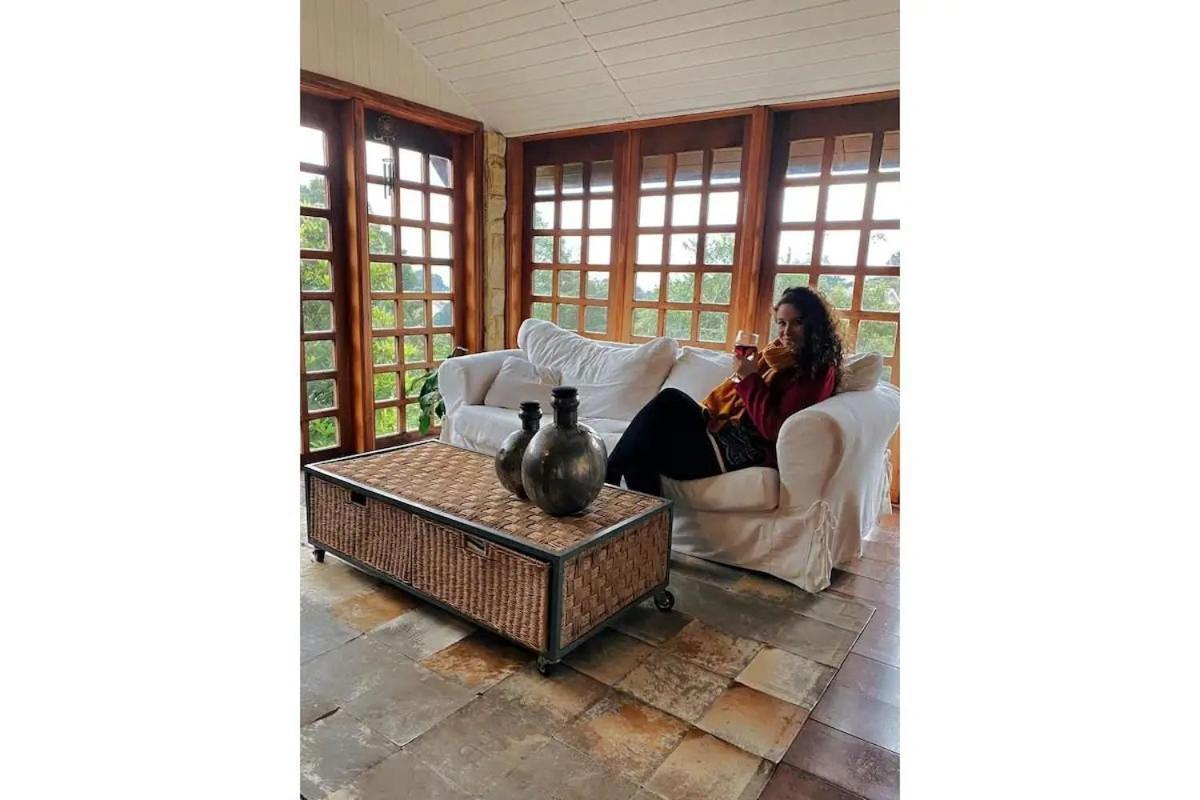 Casa Nas Montanhas Com Ofuro Villa Campos do Jordão Exteriör bild